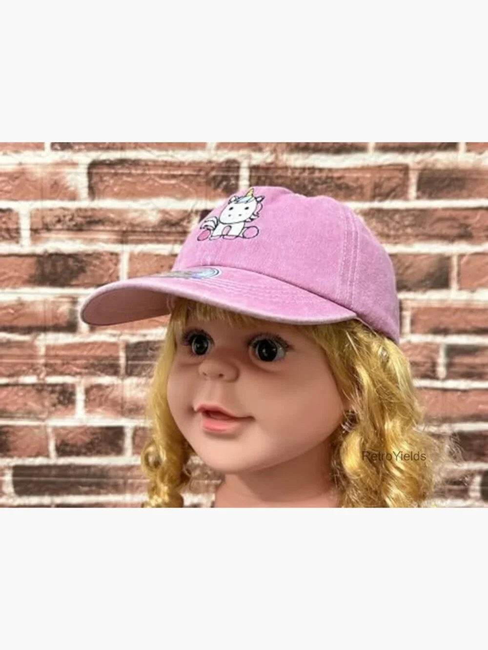 Kids Unisex Embroidered Unicorn Baseball Cap Adjustable